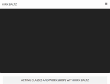 Tablet Screenshot of kirkbaltz.com